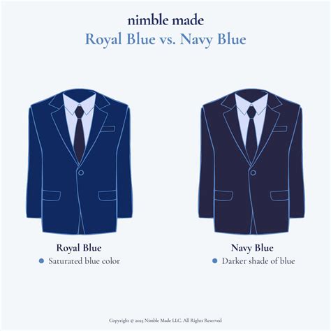 dark blue and navy blue difference clothes